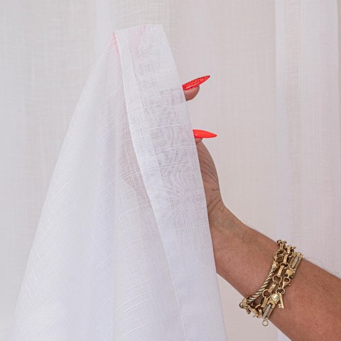 NALA Firana gotowa na taśmie, szerokość 300cm x wysokość 250cm, kolor 001 biała 002022/ZGT/001/300250/1 NALA Firana gotowa na taśmie, szerokość 300cm x wysokość 250cm, kolor 001 biała 002022/ZGT/001/300250/1