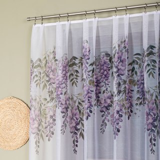 WISTERIA Firanka żakardowa 023426, wysokość 230cm, kolor 001 biały D00309/000/001/000230/1
