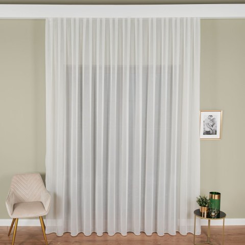 Firanka fantazyjna z ołowianką, wysokość 220cm, kolor 010 off white 318041/OLO/010/000220/1