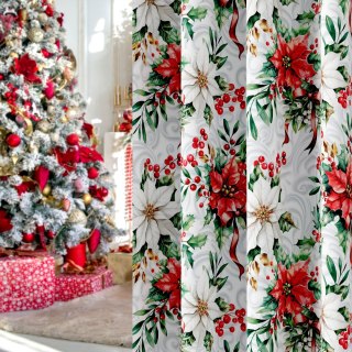 GWIAZDA BETLEJEMSKA Tkanina dekoracyjna NINA WODOODPORNA, 160cm, kolor 001 biały DBN343/NIW/001/160000/1