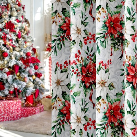 GWIAZDA BETLEJEMSKA Tkanina dekoracyjna NINA WODOODPORNA, 160cm, kolor 001 biały DBN343/NIW/001/160000/1