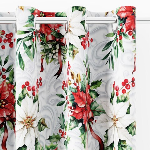 GWIAZDA BETLEJEMSKA Tkanina dekoracyjna NINA WODOODPORNA, 160cm, kolor 001 biały DBN343/NIW/001/160000/1