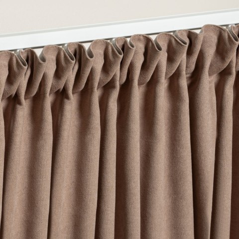 Taśma smok 5cm, marszczenie 1:2,5 transparentna z białym sznurkiem FM050-2S-1C3 TASMAA/Z3Z/250/005000/1