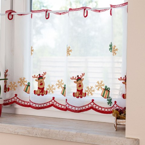 Zazdrostka haftowana, wysokość 50cm, kolor 001 biały 626626/000/001/000050/1