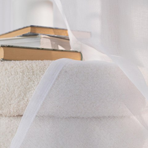 ETAMINA Firana gotowa na taśmie, szerokość 300 x wysokość 250cm, kolor 001 biały ETAMIN/FGT/001/300250/1