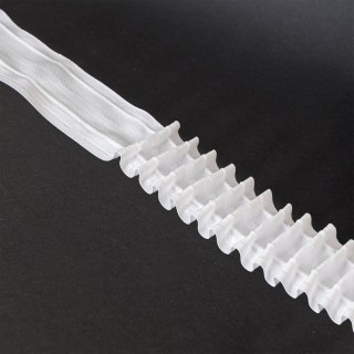 Taśma ołówek 5cm, marszczenie 1:2, biała, FP050-21-3C3 TASMAA/U1K/200/005000/1