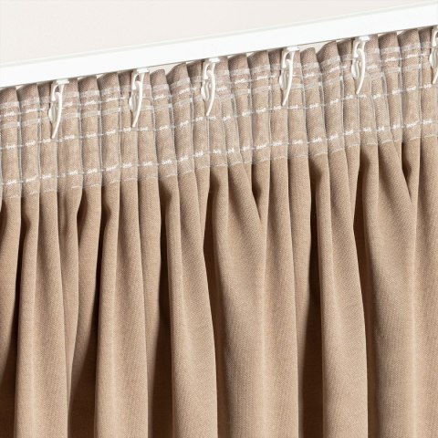 Taśma ołówek 7,7cm, marszczenie 1:2 transparentna TASMA0/T21/200/007700/1