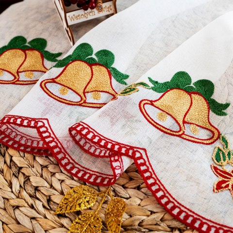 Zazdrostka haftowana, wysokość 50cm, kolor 001 biały 626619/000/001/000050/1