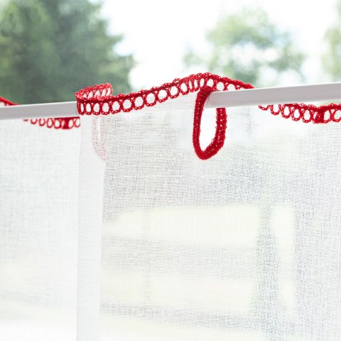 Zazdrostka haftowana, wysokość 50cm, kolor 001 biały 626619/000/001/000050/1