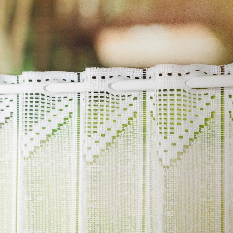 Zazdrostka żakardowa z samym dołem, wysokość 30cm, kolor 001 biały 362870/000/001/000030/1