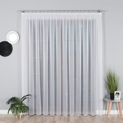 Firanka fantazyjna na markizecie z ołowianką, wysokość 330cm, kolor 025 000433/OLO/025/000330/1