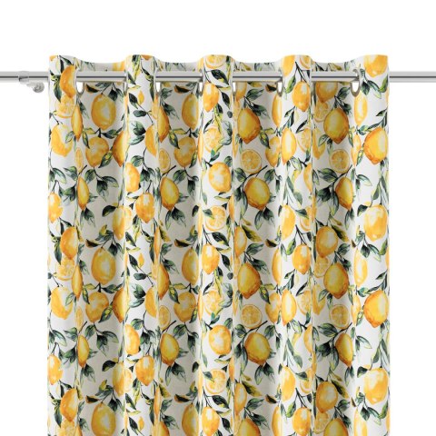 CYTRYNY Tkanina dekoracyjna typu MILAS, szerokość 150cm, kolor 001 biały D00325/MIL/001/150000/1