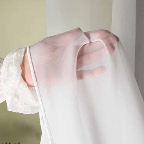 Firanka fantazyjna z ołowianką, wysokość 320cm, kolor 001 biały 131671/OLO/001/000320/1