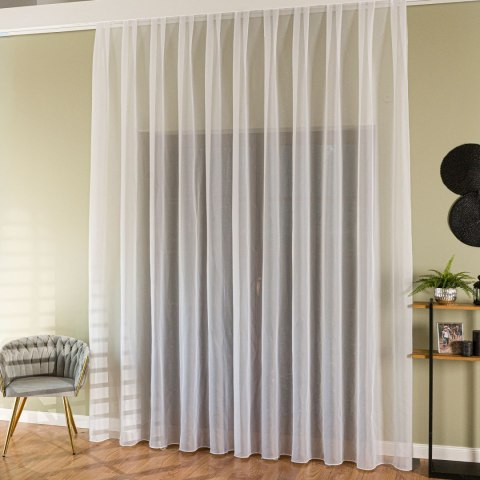 Firanka fantazyjna z ołowianką, wysokość 320cm, kolor 001 biały 131671/OLO/001/000320/1