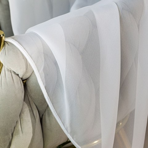 Firanka fantazyjna z ołowianką, wysokość 320cm, kolor 001 biały 131671/OLO/001/000320/1