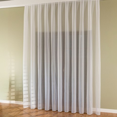 Firanka fantazyjna z ołowianką, wysokość 320cm, kolor 001 biały 131671/OLO/001/000320/1