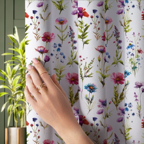 KWIATY POLNE Tkanina dekoracyjna MILAS, szerokość 150cm, kolor 001 D00129/MIL/001/150000/1