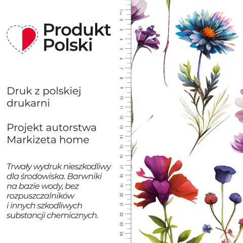 KWIATY POLNE Tkanina dekoracyjna MILAS, szerokość 150cm, kolor 001 D00129/MIL/001/150000/1