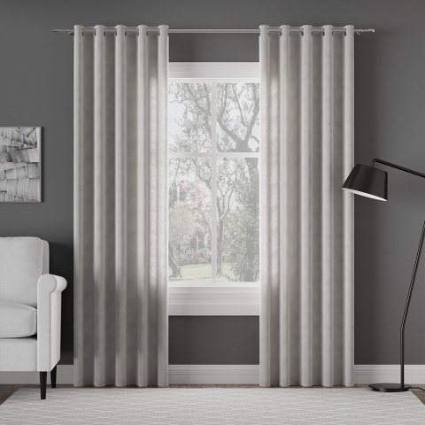 MILAS Tkanina dekoracyjna, wysokość 290cm, kolor 866 stalowy MILAS0/000/866/000290/1