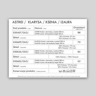 Próbnik ALLURE KLARYSA + IZAURA 030609/PRO/000/030605/1