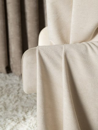 SOFT Tkanina dekoracyjna, wysokość 285cm, kolor 001 kremowy TD0035/TDP/001/000285/1