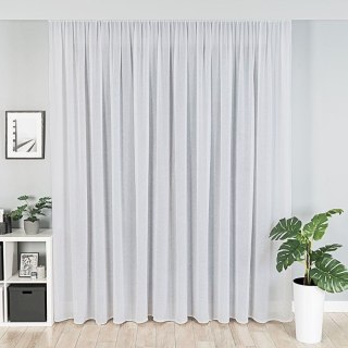 Woal kreszowany z ołowianką, wysokość 270cm, kolor 001 biały 002301/OLO/001/000270/1