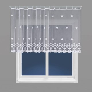 Firanka żakardowa na metry 004421 wysokość 100 cm kolor biały