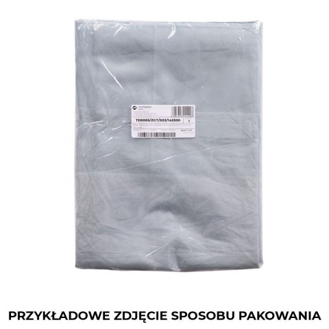BASIC Zasłona gotowa na przelotkach, szerokość 145 x wysokość 300cm, kolor 010 biały TD0005/ZGP/010/145300/1