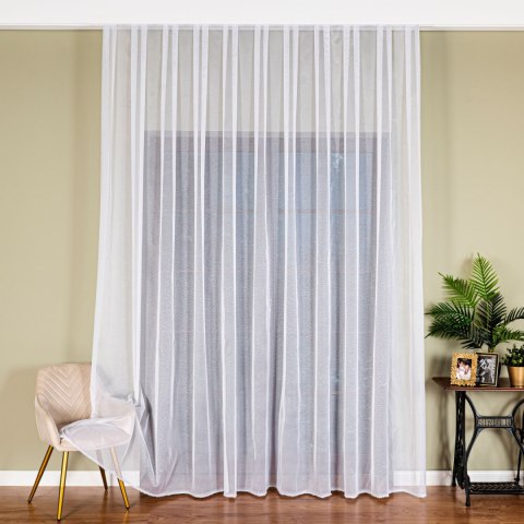 Firanka fantazyjna, wysokość 300cm, kolor 001 biały 423084/000/001/000300/1