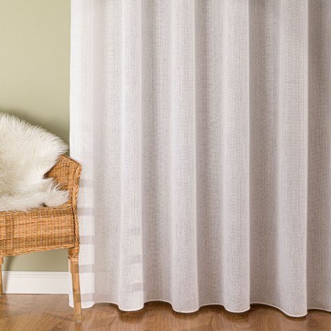 Firanka fantazyjna z ołowianką, wysokość 300cm, kolor 001 biały 424117/OLO/001/000300/1