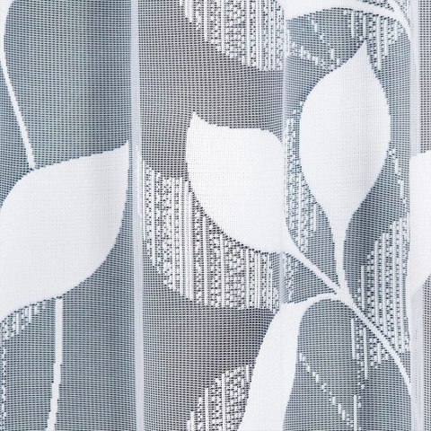 Firanka żakardowa ze wzorem po całości, wysokość 100cm, kolor 001 biały 023083/000/001/000100/1