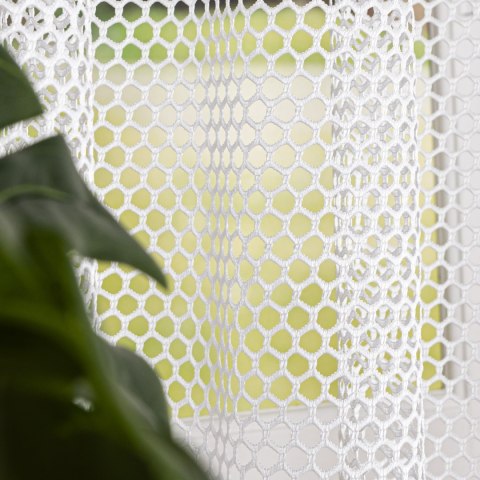 Firanka żakardowa ze wzorem po całości, wysokość 180cm, kolor 001 biały 011607/000/001/000180/1