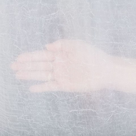 Woal kreszowany, wysokość 290cm, kolor 001 biały 000101/333/001/000290/1