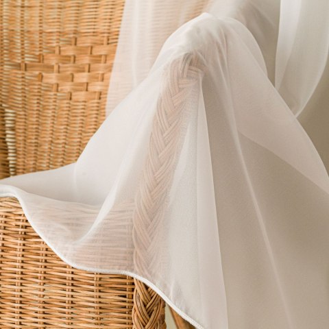 Firanka fantazyjna z ołowianką, wysokość 320cm, kolor 010 off white 131671/OLO/010/000320/1