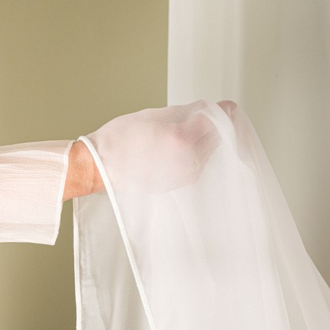 Firanka fantazyjna z ołowianką, wysokość 320cm, kolor 010 off white 131671/OLO/010/000320/1