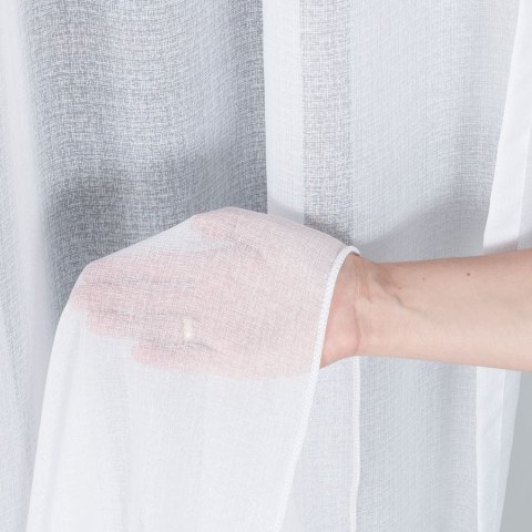 Firanka fantazyjna z ołowianką, wysokość 330cm, kolor 001 biały 000121/OLO/001/000330/1