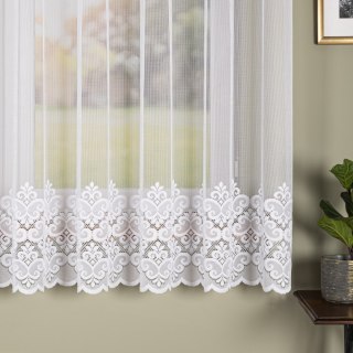 Firanka żakardowa na metry 015997 wysokość 175 cm kolor biały