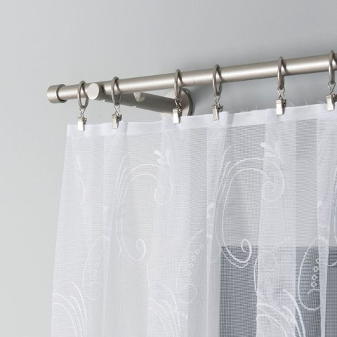 Firanka żakardowa na metry 018041 wysokość 150 cm kolor biały