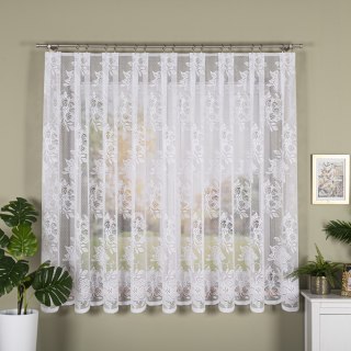 Firanka żakardowa na metry 004713 wysokość 175 cm kolor biały