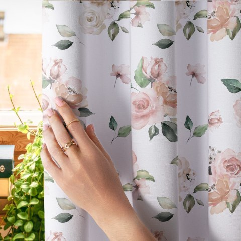 LANOSA Tkanina dekoracyjna typu MILAS, szerokość 150cm, kolor 013 różowy D00002/MIL/013/150000/1