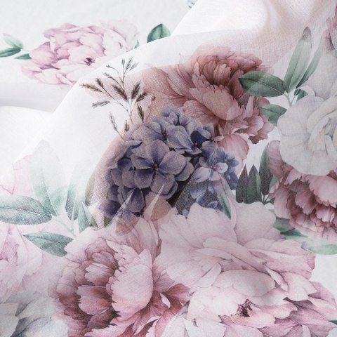 PEONI Firanka z ołowianką DOLLI, wysokość 295cm, kolor 001 różowy F00006/OLO/001/000290/1