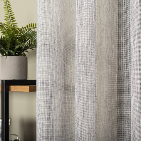 Firanka fantazyjna z ołowianką, wysokość 300cm, kolor 010 szary 001832/OLO/010/000300/1