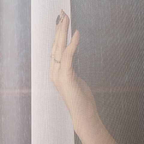 Firanka fantazyjna z ołowianką, wysokość 305cm, kolor 001 biały 018012/OLO/001/000305/1