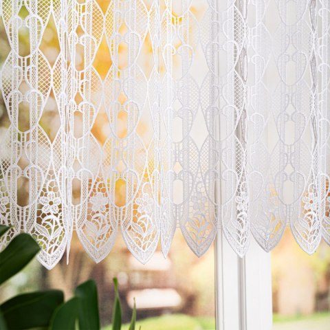 Firanka gipiurowa, wysokość 130cm, kolor 001 biały 016451/447/001/000130/1