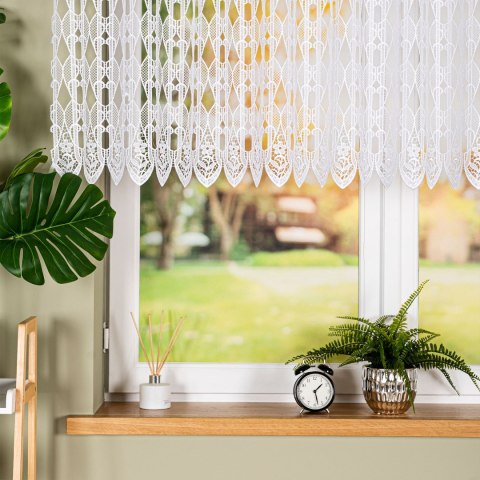 Firanka gipiurowa, wysokość 130cm, kolor 001 biały 016451/447/001/000130/1