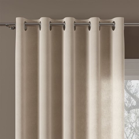 MILAS Tkanina dekoracyjna, wysokość 290cm, kolor 374 jasny ciepły beżowy MILAS0/000/374/000290/1