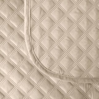 VELVI Narzuta dekoracyjna, rozmiar 70x160cm, kolor 003 jasny beżowy VELVI0/NAP/003/070160/1