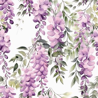 WISTERIA Tkanina dekoracyjna typu MILAS, szerokość 150cm, kolor 001 biały D00309/MIL/001/150000/1