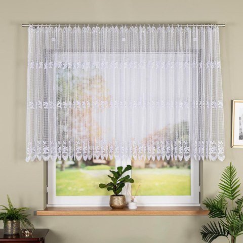 Firanka gipiurowa, wysokość 120cm, kolor 001 biały 016236/447/001/000120/1