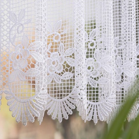 Firanka gipiurowa, wysokość 120cm, kolor 001 biały 016236/447/001/000120/1